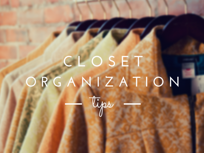 Closet Organization Tips: switching your closet for the season